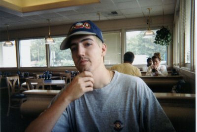 Thinkin man at IHOP
